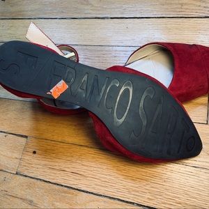 franco sarto navy shoes